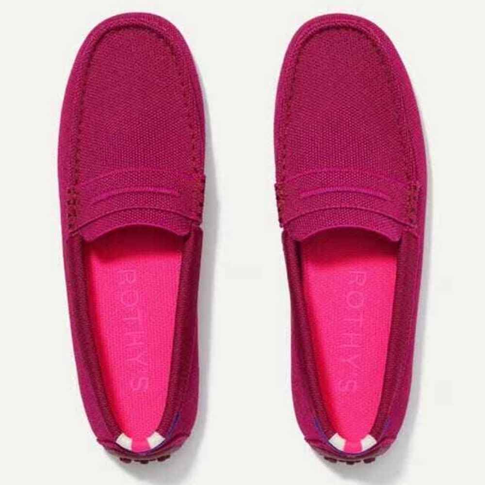 Rothy's raspberry driver size 9.5 original box